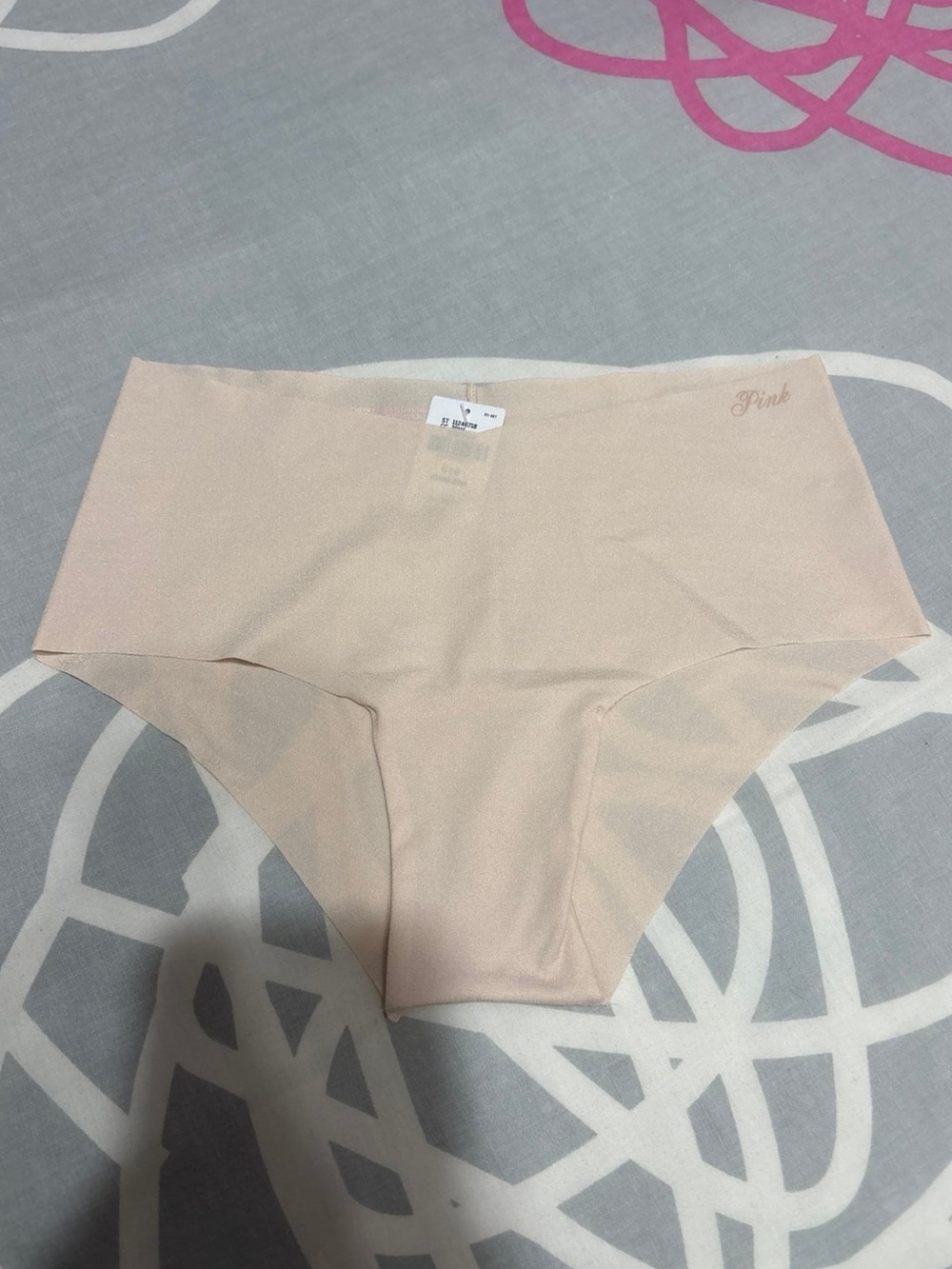 Victoria’s Secret PINK Beige No-Show Cheeky Panty